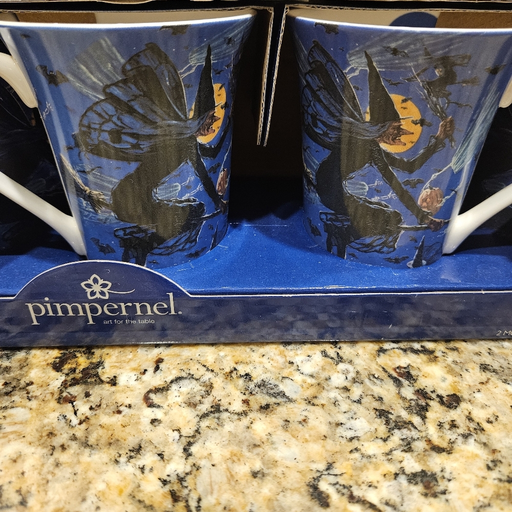 Halloween Witch 2 Mug & Coaster Gift Set Spooky Witches